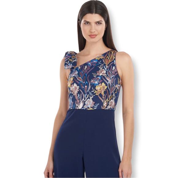 NWT JS Collections Nova Bow Palazzo Jumpsuit - Picture 5 of 5